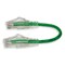 Add-On 6IN RJ-45 MALE TO RJ-45 MALE CAT6 STRAIGHT GREEN SLIM UTP COPPER PVC P ADD-0-5FSLCAT6-GN - alternate 5